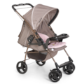 Carrinho de Bebe Galzerano Milano Reversivel II Cappuccino/Rosa -90445d1d-a952-4b0d-8b7c-81b1fb7ef106