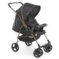 Carrinho de Bebe Galzerano Milano Reversivel II Preto/Cobre-e30afae6-6fd0-4d35-a7ef-58f221af6b04