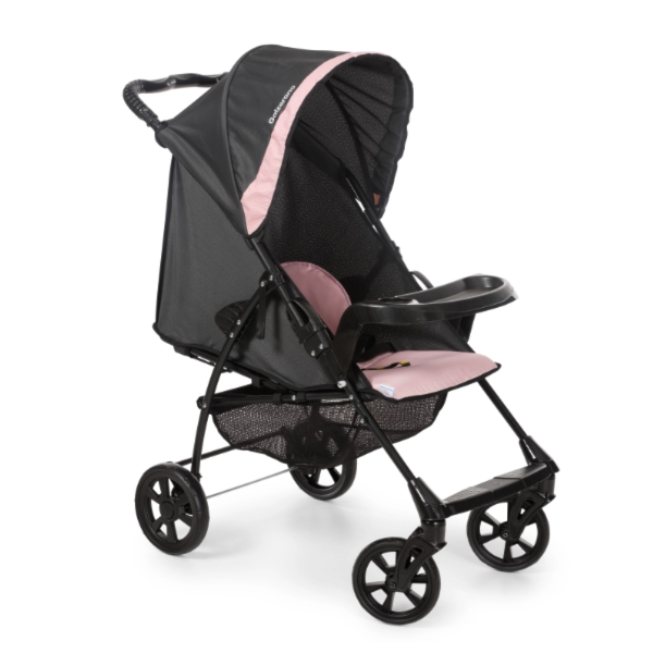Carrinho de Bebe Galzerano Romano Preto Rosa 1035ptr-6b01f72b-53dc-4cfd-8394-9f24f9cd9793