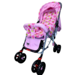 Carrinho de Bebe Kiko Baby K-0142 Rosa