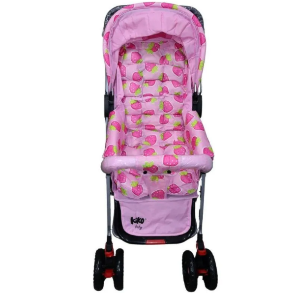 Carrinho de Bebe Kiko Baby K-0142 Rosa-deeb3682-370b-453b-922d-ab8a3b20f93f