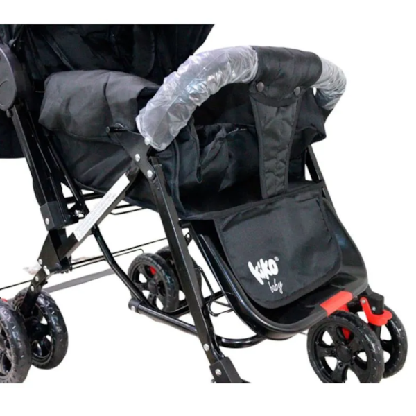 Carrinho de Bebe Kiko Baby K-0143 Preto-f6d87fc3-9aec-4387-8f39-e6f6b02bab7c