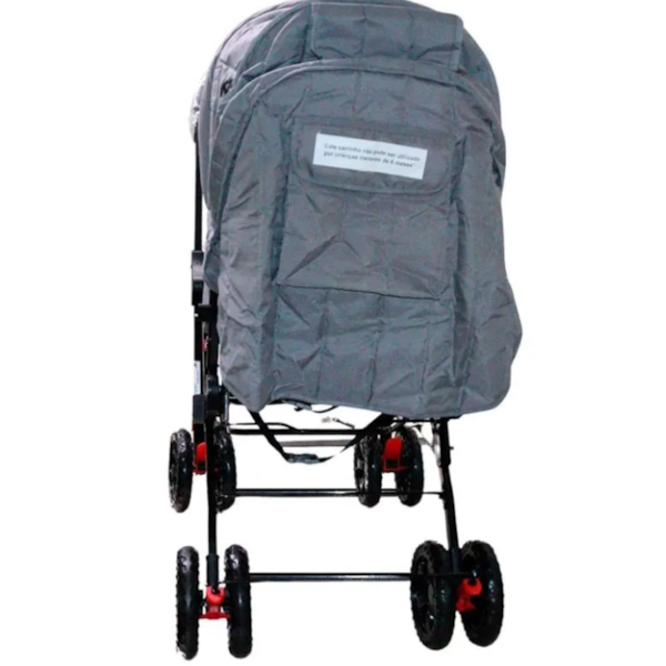 Carrinho de Bebe Kiko Baby K-0144 Cinza-ad7cb24f-5f51-4cf8-923c-5eed2b653a3b