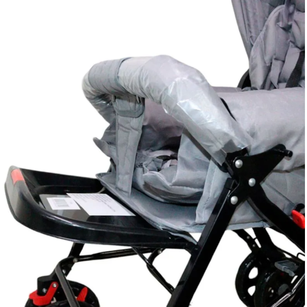 Carrinho de Bebe Kiko Baby K-0144 Cinza-e3df3853-8962-48ee-96bb-c8d7538a3783