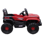 Carro Mimo Eletrico Jipe 12V Com Controle Remoto Vermelho