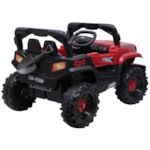 Carro Mimo Eletrico Jipe 12V Com Controle Remoto Vermelho