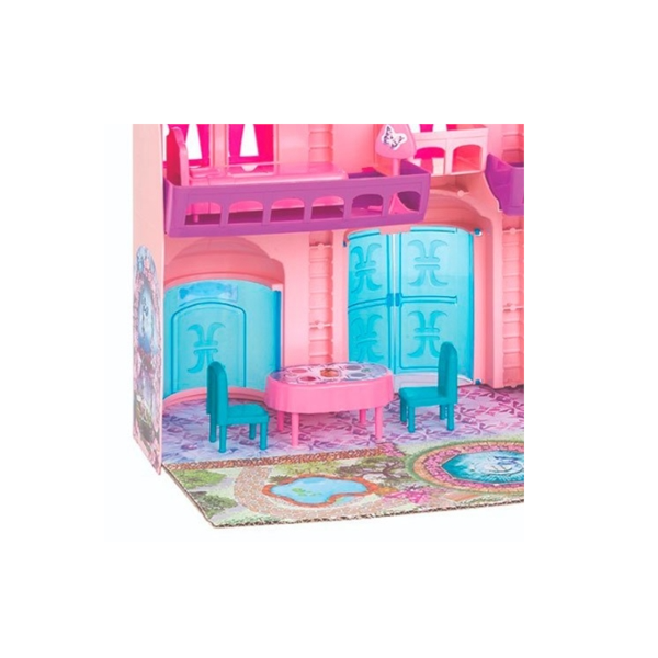 Castelo Magic Toys Princess Meg Rosa-3f129d12-0870-40ad-bca1-3da444d31403