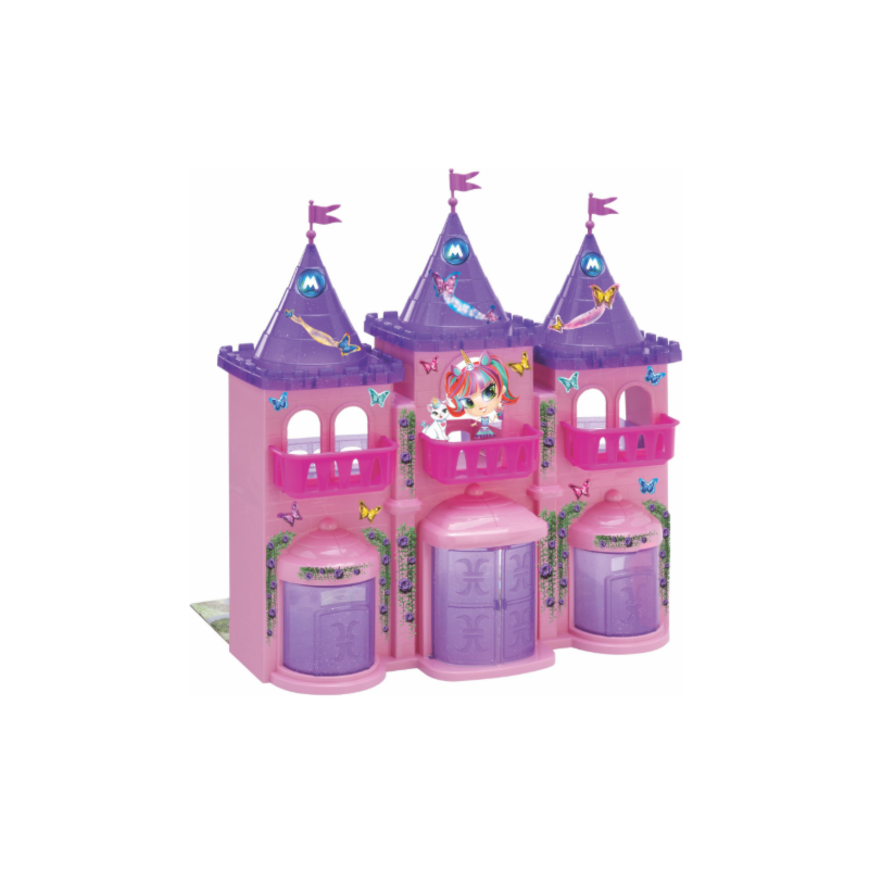 Castelo Meg Doll Magic Toys sem Boneca Rosa/Lilas