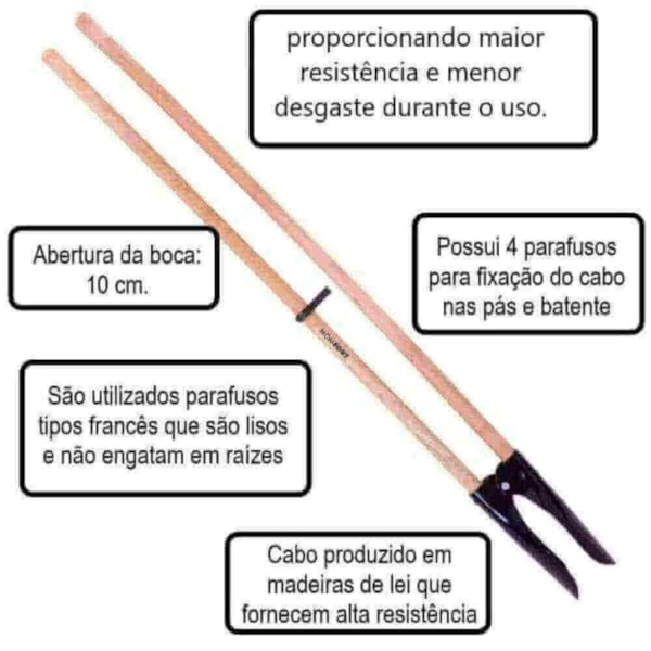 Cavadeira Articulada 1,30mt com Cabo Momfort-7a539680-f864-4a9e-8fca-2307accde344