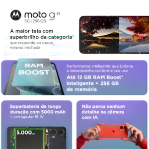 Celular Motorola Moto G35 5G 256GB