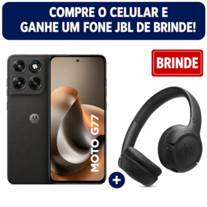 Celular Motorola Moto G77 5G 256GB, Bateria de Longa Duração e Carregamento Rápido