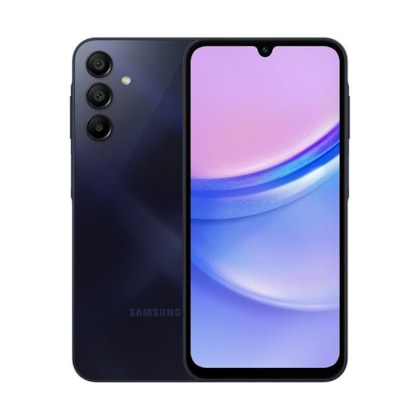 Celular Samsung Galaxy A15 128GB, 4GB RAM, Tela Infinita de 6.5 pol