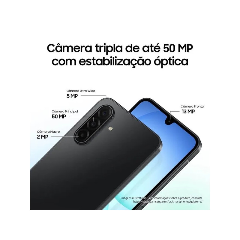 Celular Samsung Galaxy A17, 256GB, 8GB, 50MP Tela 6.7