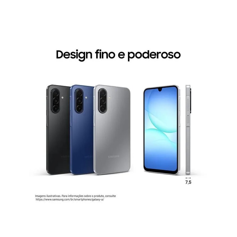 Celular Samsung Galaxy A17, 256GB, 8GB, 50MP Tela 6.7