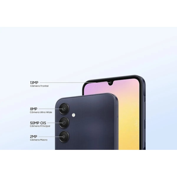 Celular Samsung Galaxy A25 5G 6.5 Polegadas, Octa Core 256GB 8GB Câmera Tripla-cd101e2a-3d30-45d8-a5a2-49a34cf2e3e3