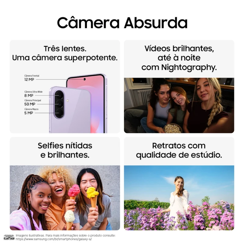 Celular Samsung Galaxy A37 5G 128GB, 6GB RAM, Câmera Tripla 50MP, Super AMOLED, Recursos AI-a2f90e89-8945-4e7b-8c94-34a7d37e955d
