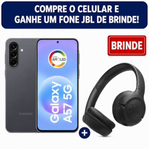 Celular Samsung Galaxy A57 5G 256GB, 8GB RAM, Tela Super AMOLED Câmera Tripla 50MP