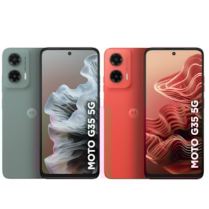 Celular Smartphone Motorola Moto G35 5G, 256GB, 12GB RAM (4GB + 8GB Boost), Câmera 50MP, Tela 6.7