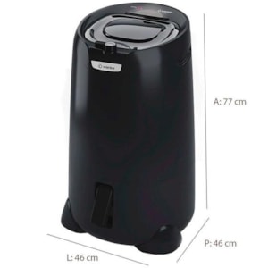 Centrifuga Wanke Sofia Premium 15kg 127V Black