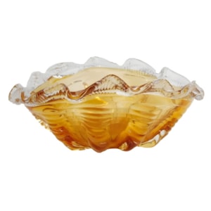 Centro De Mesa Paramount Decor Murano 27X20X11Cm Ambar