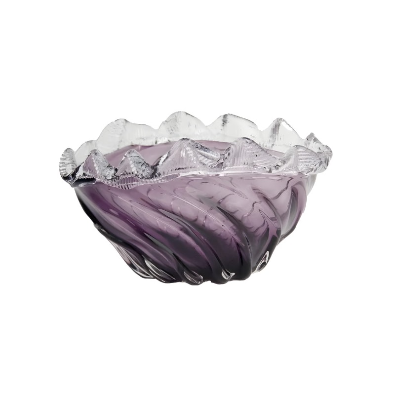 Centro De Mesa Paramount Decor Murano 27X20X11CM Roxo Ametista