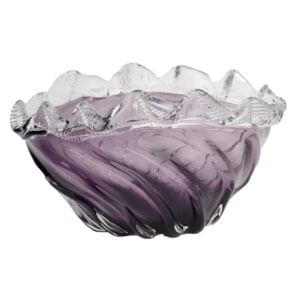 Centro De Mesa Paramount Decor Murano 27X20X11CM Roxo Ametista