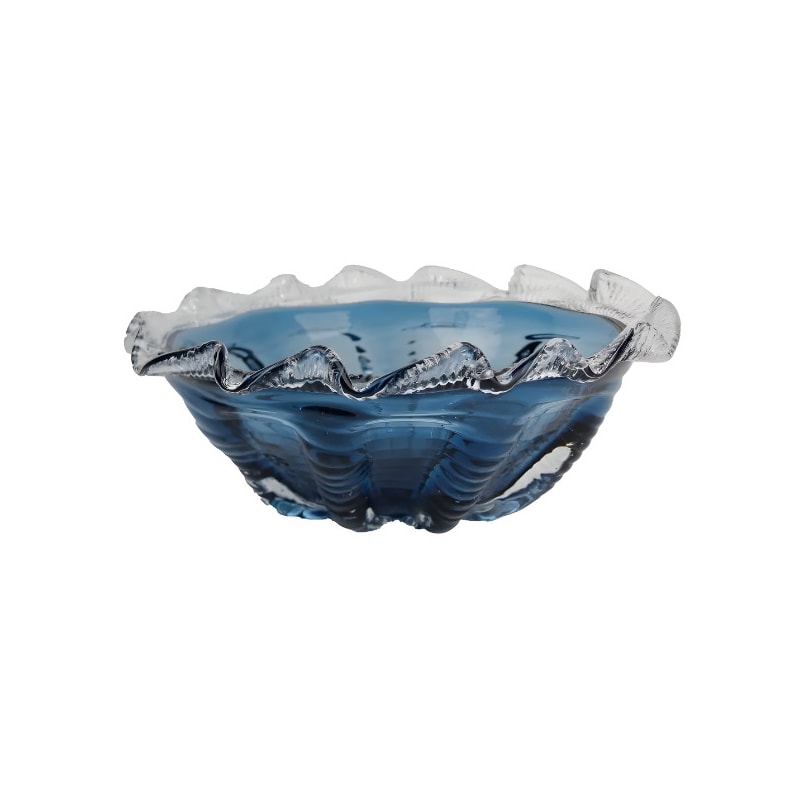 Centro De Mesa Paramount Decor Murano 29X23X11CM Azul Safira