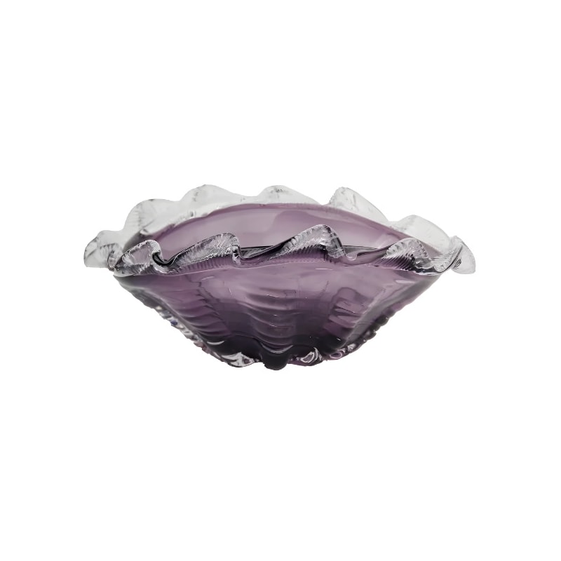 Centro De Mesa Paramount Decor Murano 29X23X11CM Roxo Ametista