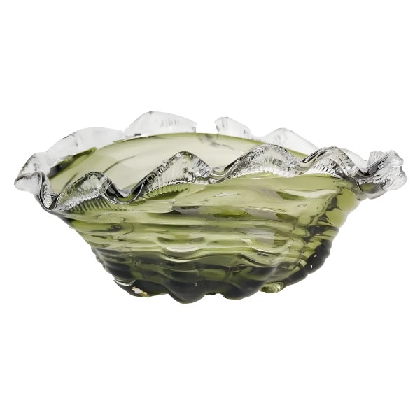 Centro De Mesa Paramount Decor Murano 29X23X11CM Verde Esmeralda-525b5199-1a14-4f2b-9867-02abad61c300