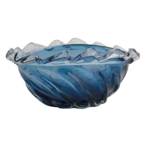 Centro De Mesa Paramount Decor Murano 31X13CM Azul Safira