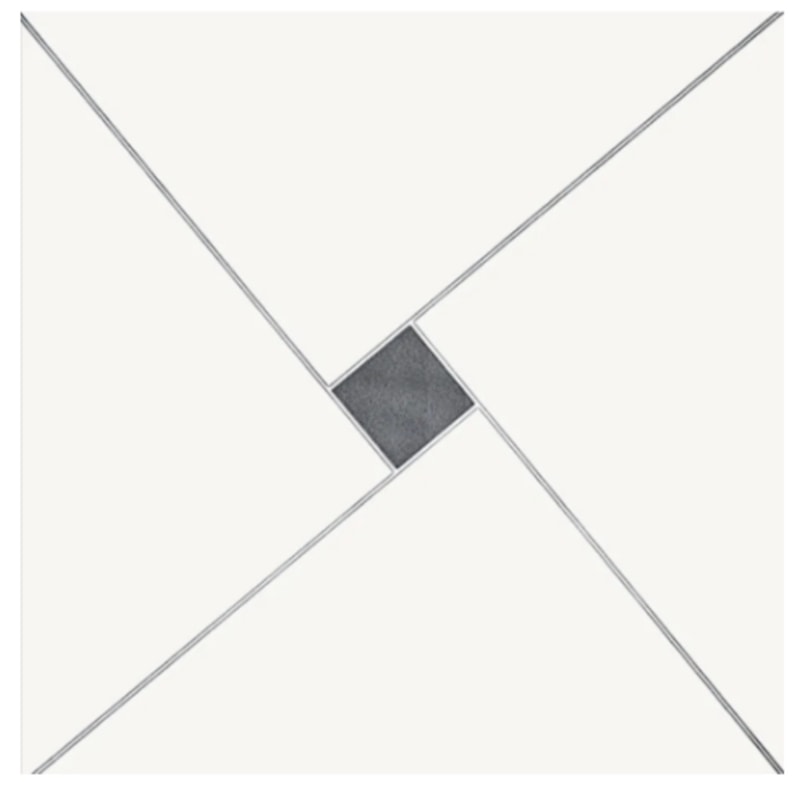 Cerâmica Ceral Glacial 43x43cm &ndash; Revestimento de Piso e Parede 2,43m&sup2;