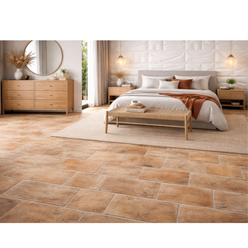 Cerâmica Fioranno Rustic HD 45x45cm Antiderrapante Acetinada para Piso Externo &ndash; Caixa com 2,0m&sup2;