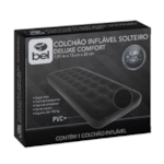 Colchao Bel Inflavel Solteiro Deluxe Confot Preto