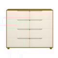Comoda Albatroz Doble 8 Gavetas Cinamomo/Off White Flex-79d56de4-7042-4d94-98bf-6ddc38360213