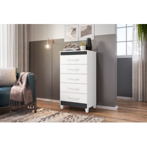 Comoda Albatroz Esmeralda 5 Gavetas Quadriflex