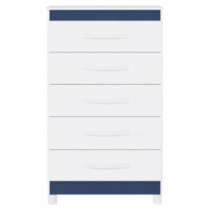 Comoda Albatroz Esmeralda 5 Gavetas Quadriflex