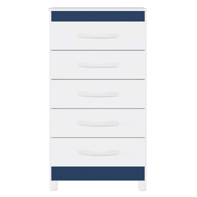 Comoda Albatroz Esmeralda 5 Gavetas Quadriflex-ac9621bc-dffb-4825-a3c9-6c01a39a60d8