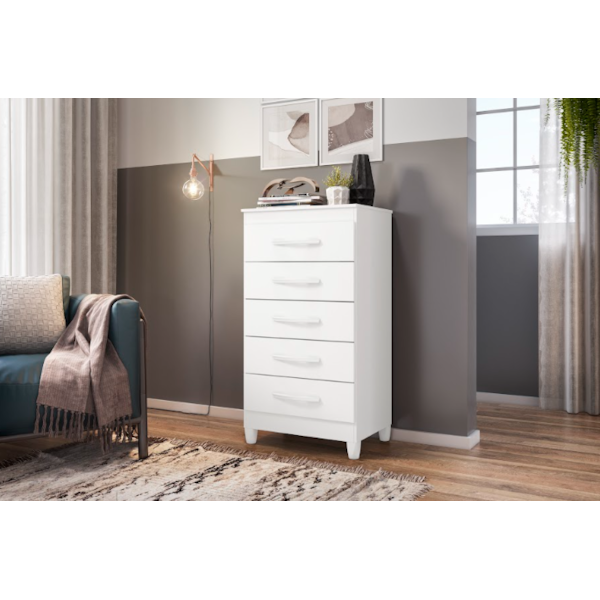 Comoda Albatroz Esmeralda 5 Gavetas Quadriflex-b1a90eb5-2cba-48a9-8bd5-b42781d6c22c