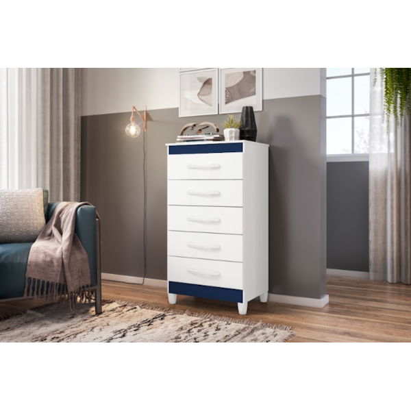 Comoda Albatroz Esmeralda 5 Gavetas Quadriflex-8f90e216-8048-4d5c-a029-7bc585ba8caa