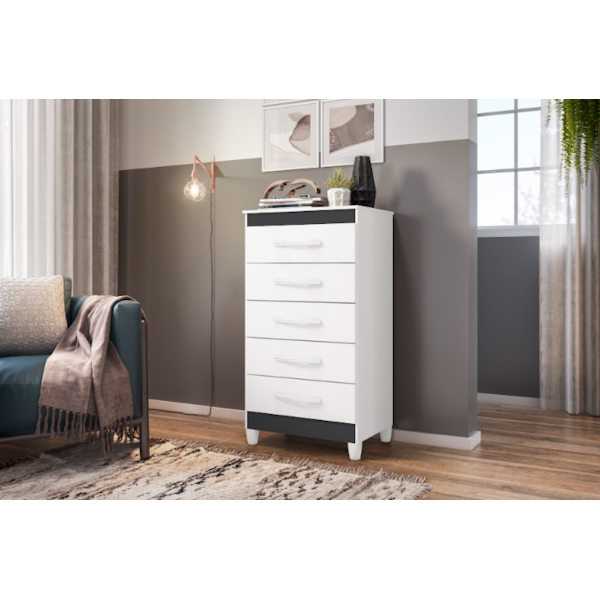 Comoda Albatroz Esmeralda 5 Gavetas Quadriflex-388b8c77-8d88-409b-81f5-1ceeeb1607e9