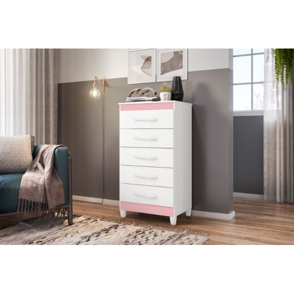 Comoda Albatroz Esmeralda 5 Gavetas Quadriflex-faf07fc1-b8a0-4315-b0a7-cbf0714e7dd3
