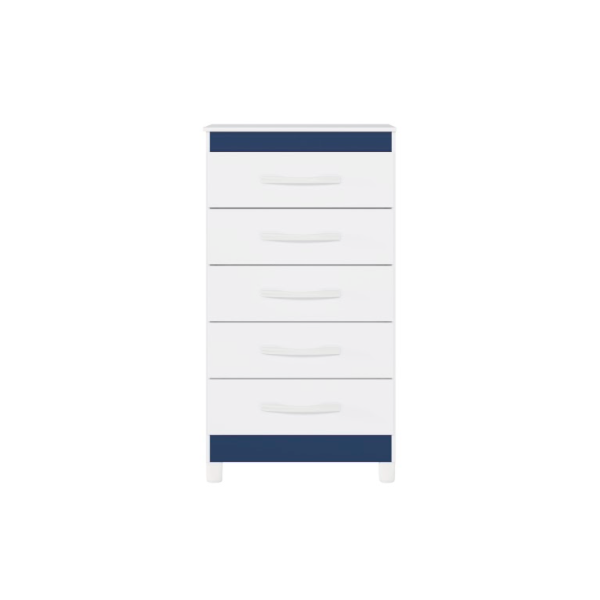 Comoda Albatroz Esmeralda 5 Gavetas Quadriflex-24aac996-a899-4b7e-b753-d4e15464348f