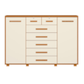 Cômoda Albatroz Fontana 2 Portas 7 GavetasFreijó/Titanium – Organize com Estilo e Funcionalidade-2138e630-9ac2-4f8b-b86c-bc0838063021