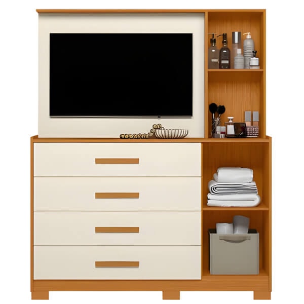 Cômoda Albatroz Ilhabela com Painel para TV 43