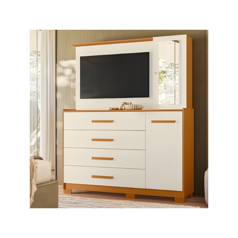 Cômoda Albatroz Ilhabela com Painel para TV 43