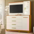 Cômoda Albatroz Ilhabela com Painel para TV 43