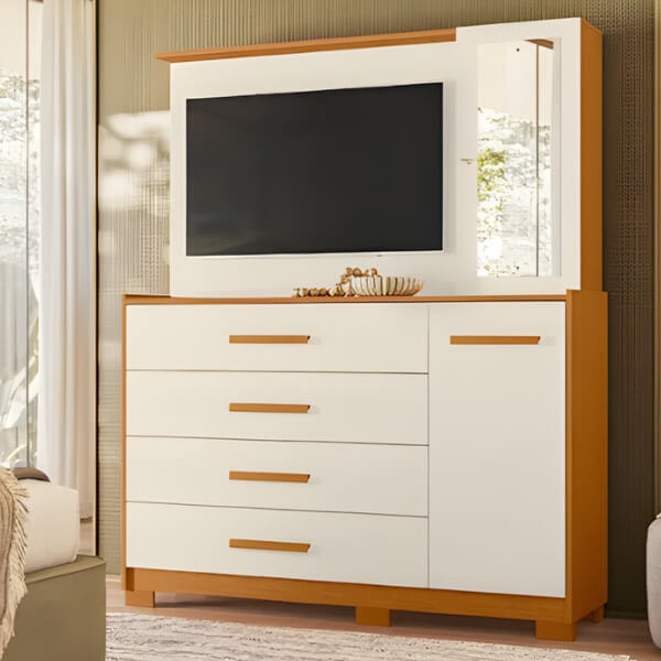 Cômoda Albatroz Ilhabela com Painel para TV 43