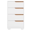Comoda Albatroz Sole 4 Gavetas Branco Fosco/Freijo-ba64e06a-c09b-41a9-a1cb-28cade63d988