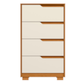 Comoda Albatroz Sole 4 Gavetas Cinamomo/Off White Flex-b18db75f-bd55-4301-a64e-1daad3656e06