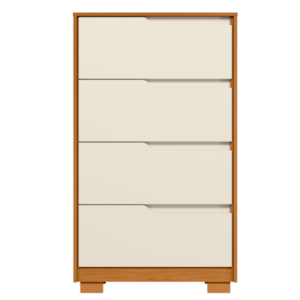 Comoda Albatroz Sole 4 Gavetas Cinamomo/Off White Flex